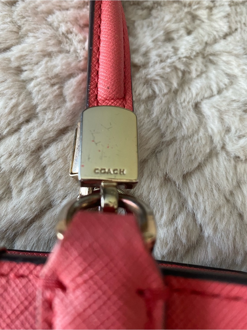 Coach Madison Saffiano leather mini North/South tote - Picture 10 of 15